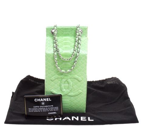 chanel milk carton bag green|Chanel handbags uk.